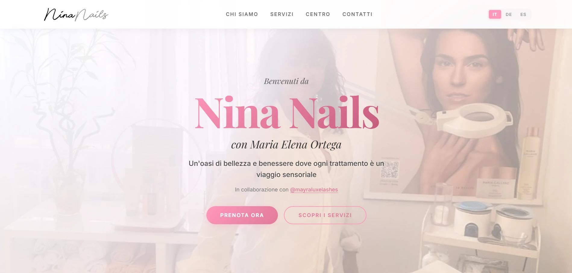 Nina Nails - Beauty Center Locarno - Project Preview